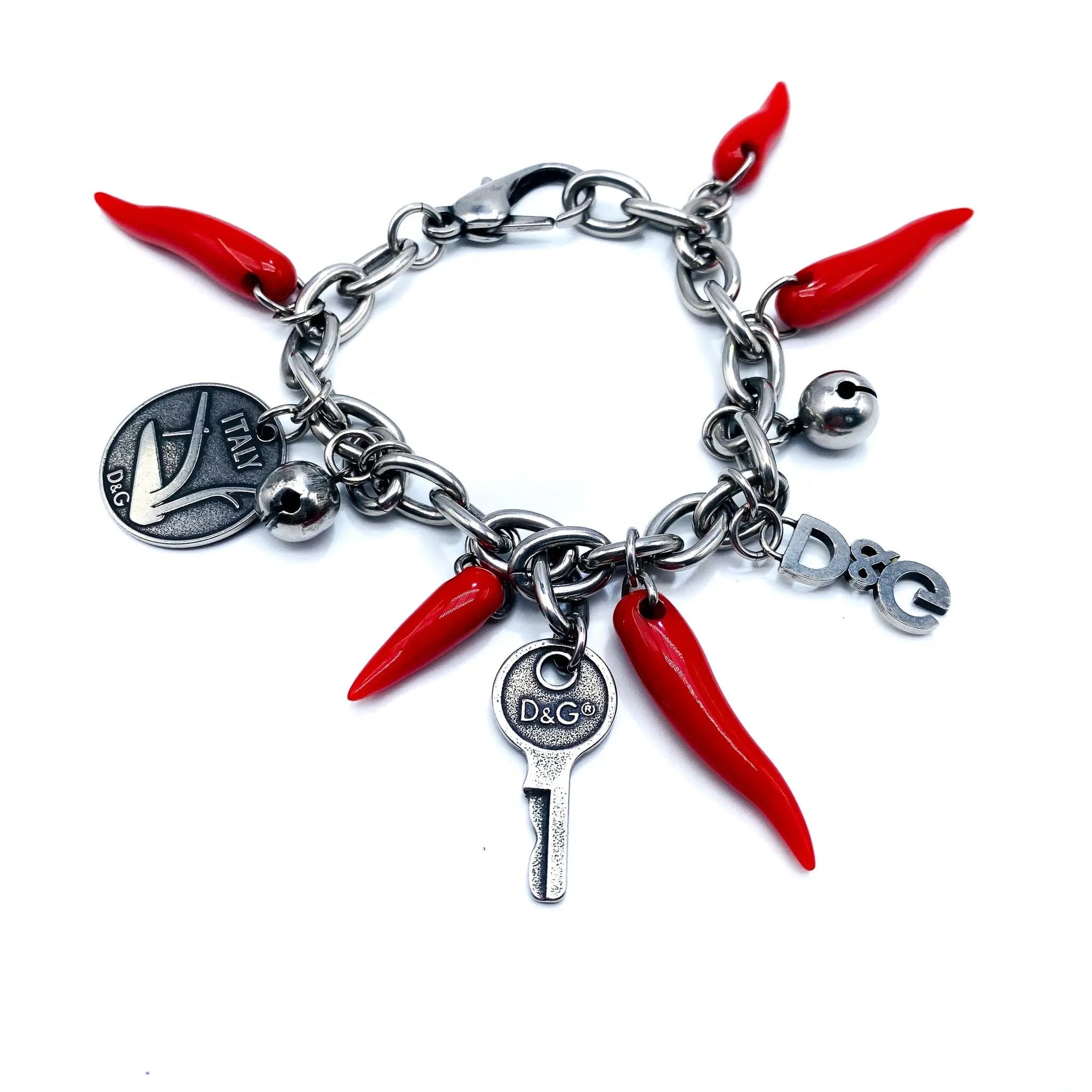 DOLCE & GABBANA BRACELET - JAGGED METAL - DESIGNER VINTAGE 