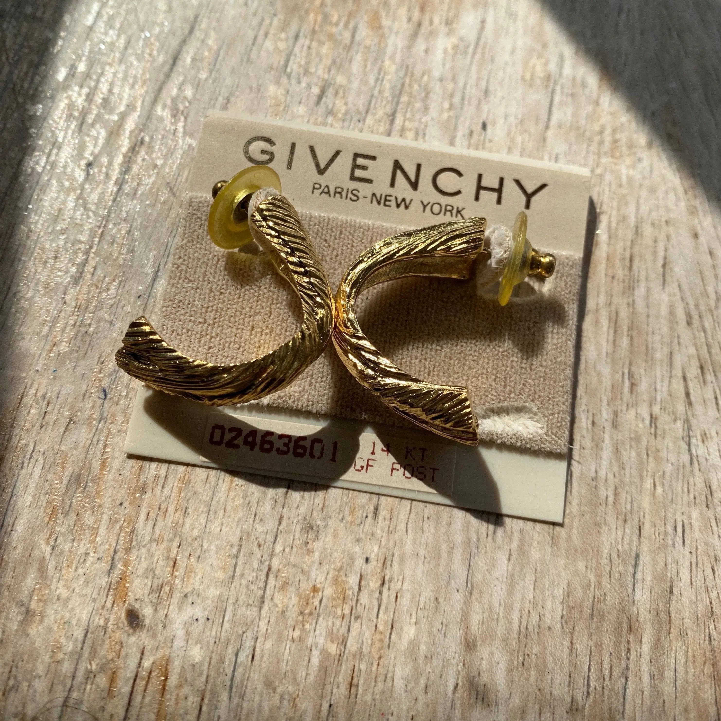 Givenchy Earrings Vintage 1980s Deadstock – Jagged Metal