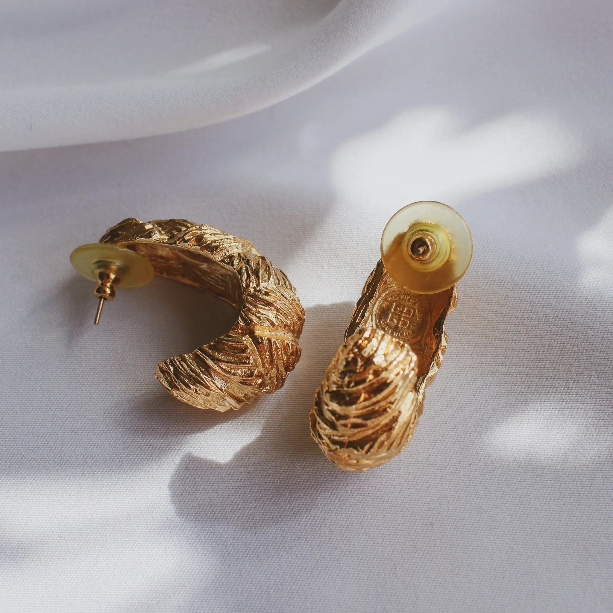 Vintage Givenchy Earrings 1980s for Pierced Ears - JAGGED