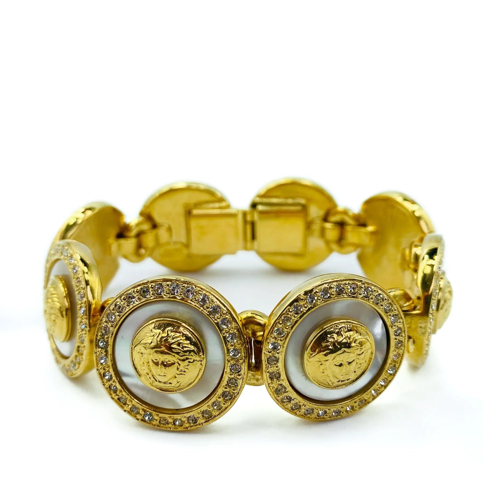 Vintage Versace Bracelet 1980s - JAGGED METAL - DESIGNER VINTAGE JEWELLERY  – Jagged Metal
