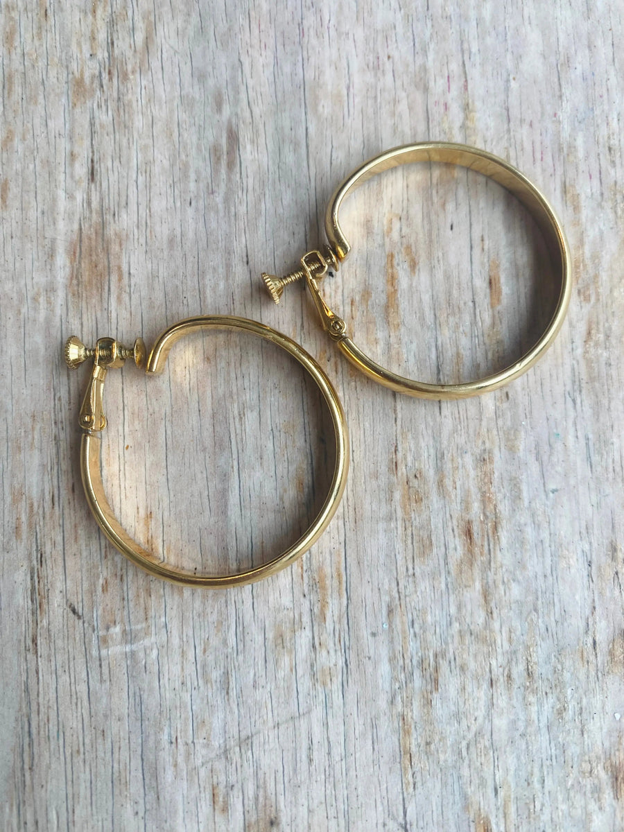 1970s Vintage earrings, Napier Jagged Metal 