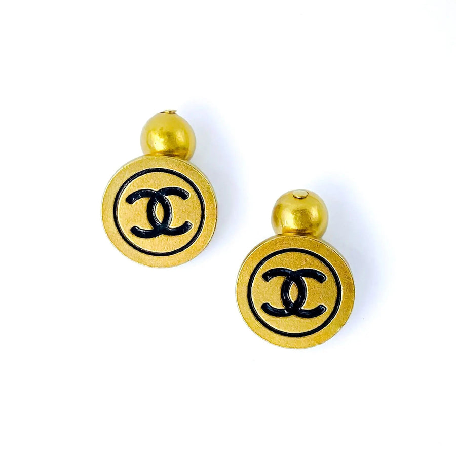 Chanel Vintage Cufflinks - 1994 Autumn Winter Collection Cufflinks Jagged Metal 