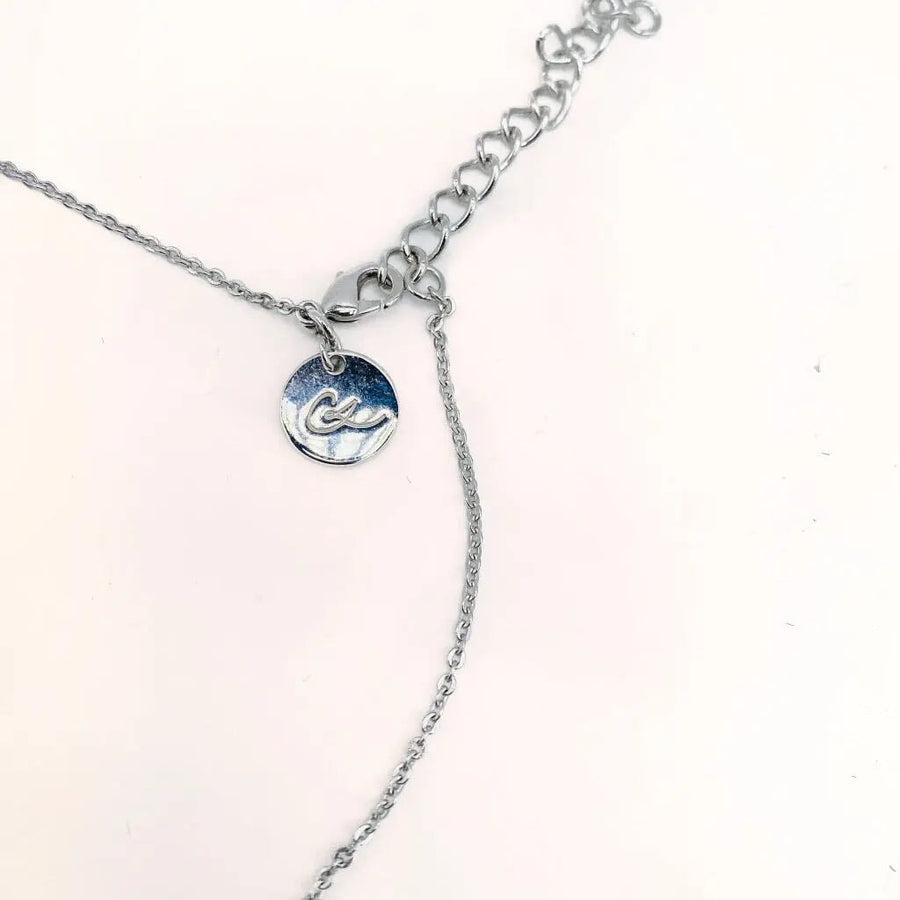 Christian Lacroix Necklace Silver Plated Necklaces Jagged Metal 