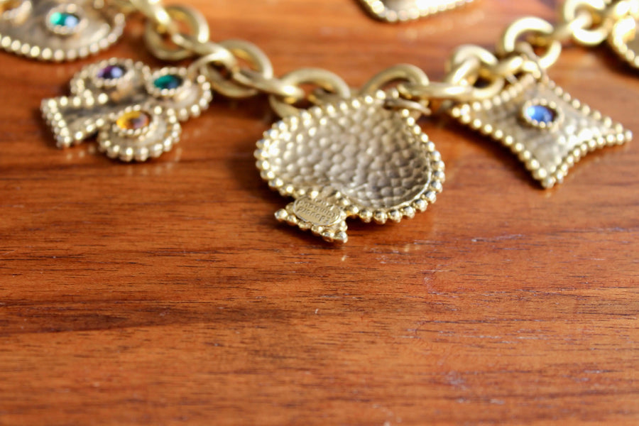 Edouard Rambaud Vintage Necklace 1980s Necklaces Jagged Metal 