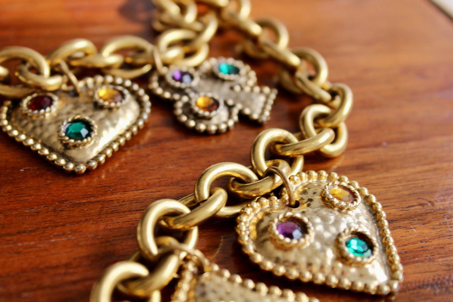 Edouard Rambaud Vintage Necklace 1980s Necklaces Jagged Metal 