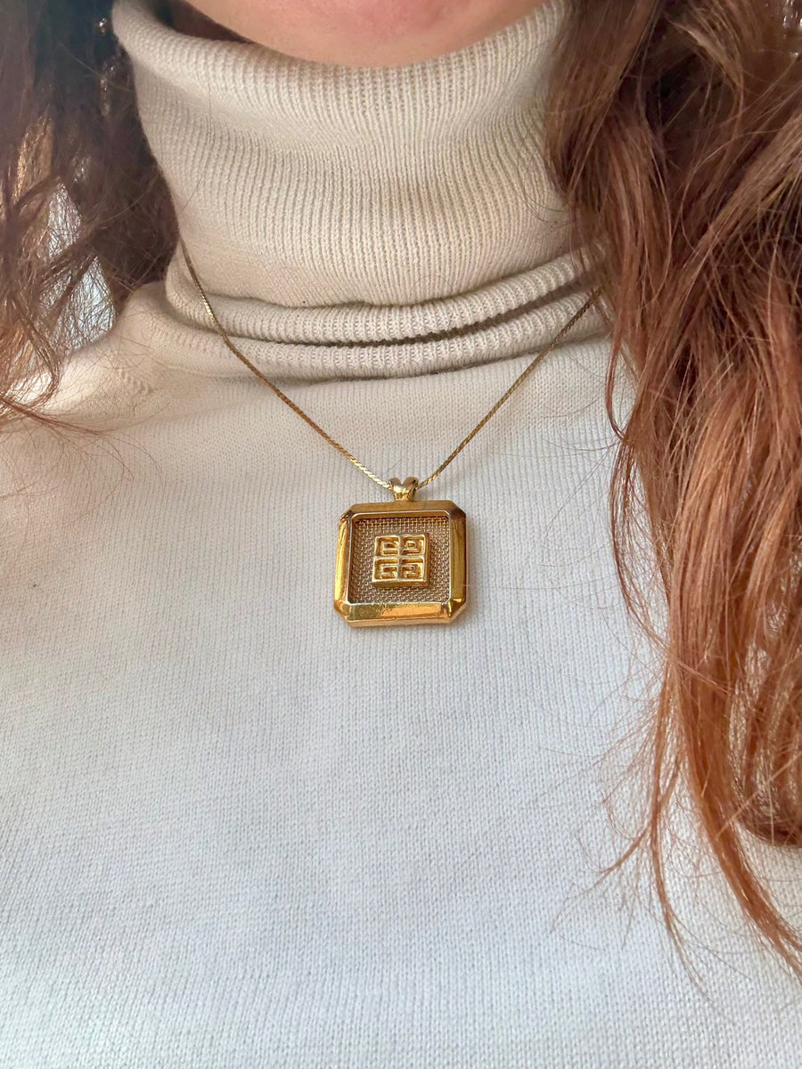 Vintage Givenchy Necklace 1980s, 1980 Collection – Jagged Metal