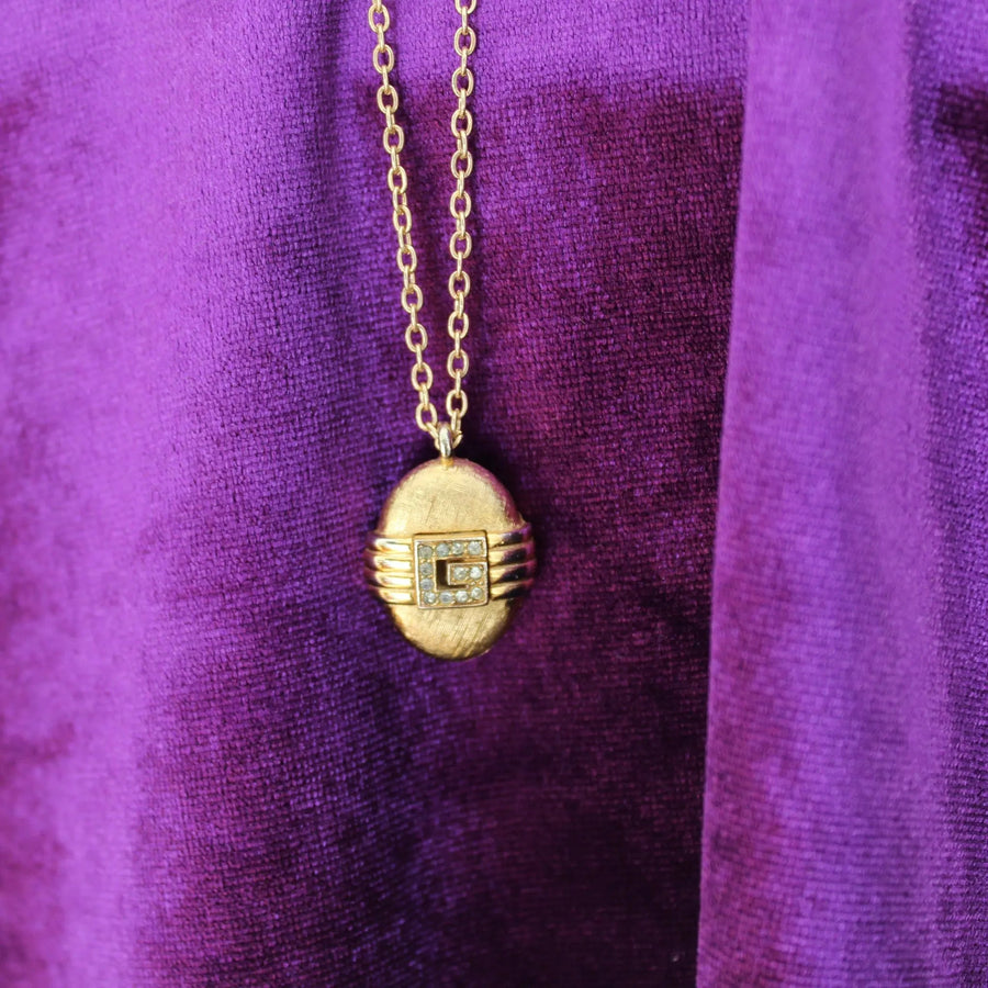 Givenchy Vintage 1970s Necklace Necklaces Jagged Metal 
