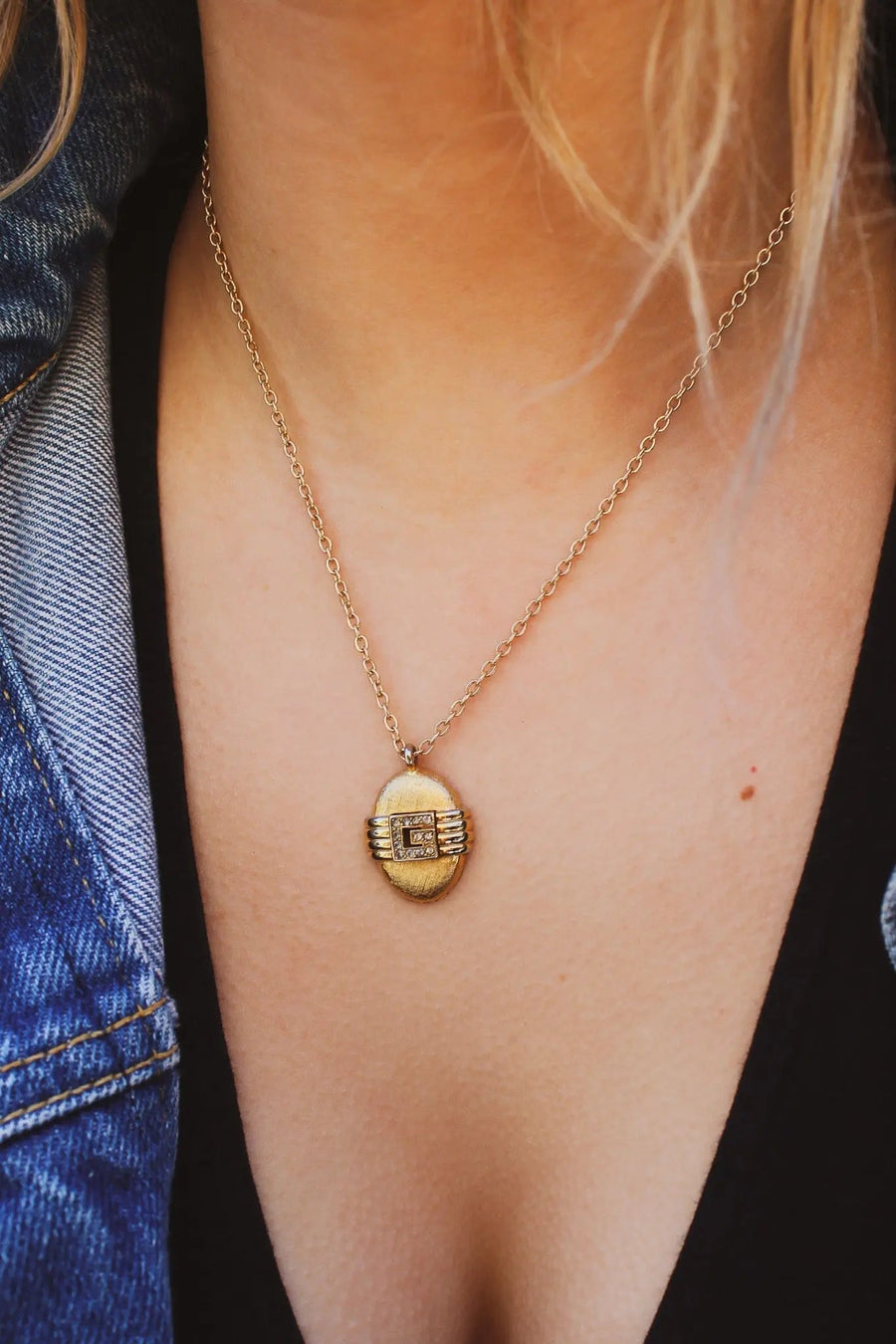 Givenchy Vintage 1970s Necklace Necklaces Jagged Metal 