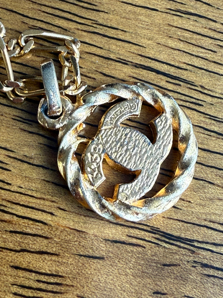 Vintage Chanel necklace, 1980s, 1982 Necklace Jagged Metal 