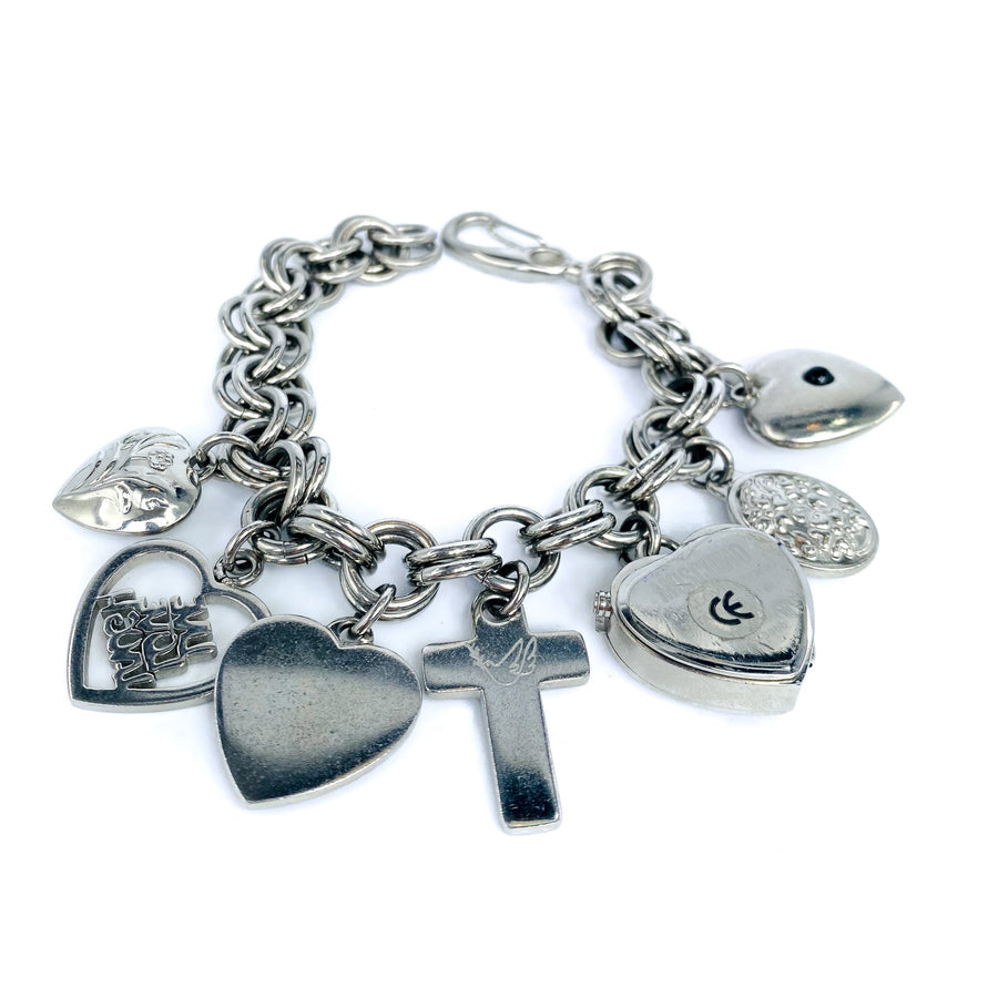 Second Copy of Moschino Charm Bracelet Y2K Bracelets Jagged Metal 