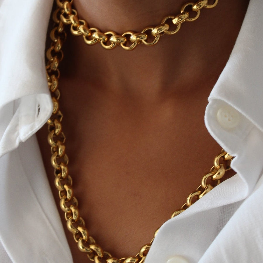 Chanel Vintage 1990s Heavy Chain Necklace