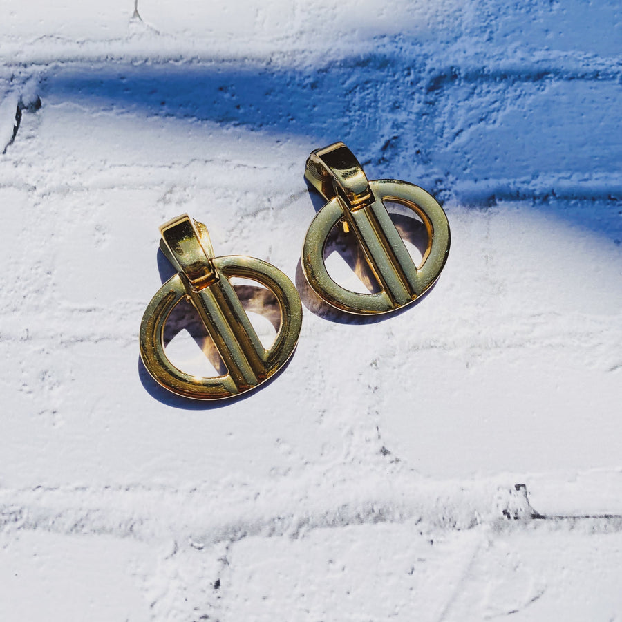 Vintage Christian Dior Earrings Clip On 1980s