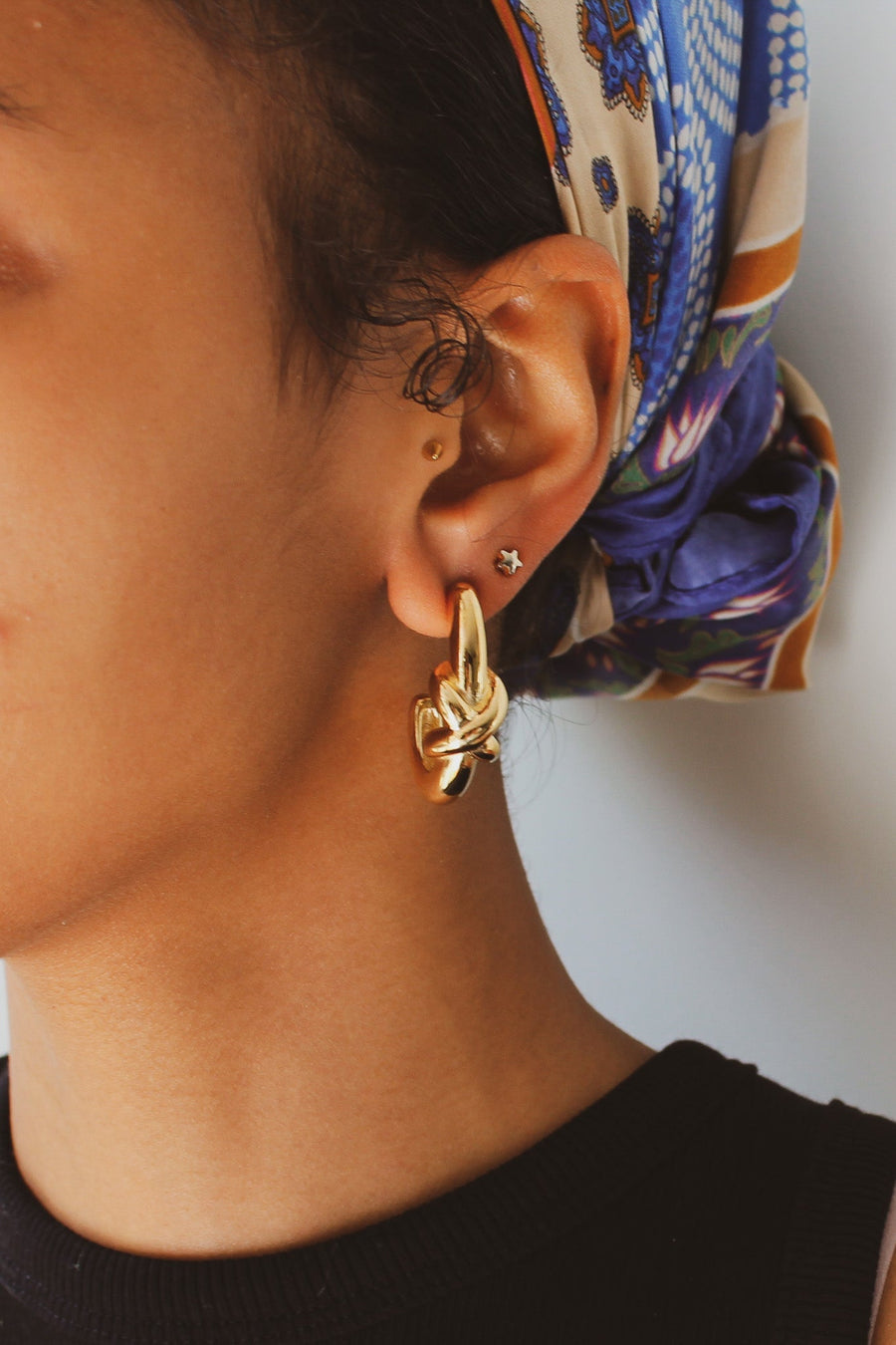 DRAFT Givenchy Vintage 1980s Earrings Earrings Jagged Metal 
