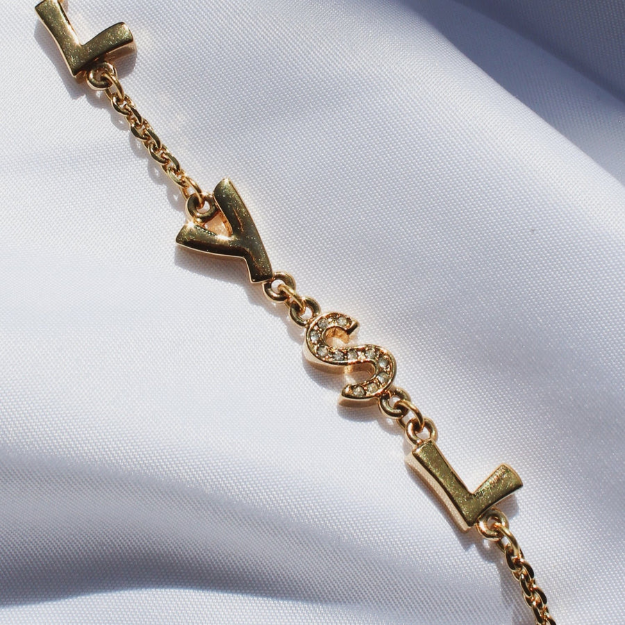 Vintage Yves Saint Laurent YSL Bracelet 1990S