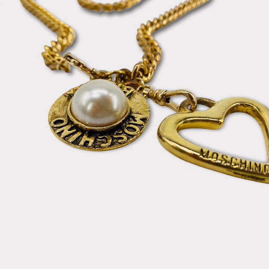 Re-engineered Moschino Vintage Necklace Necklace Jagged Metal 