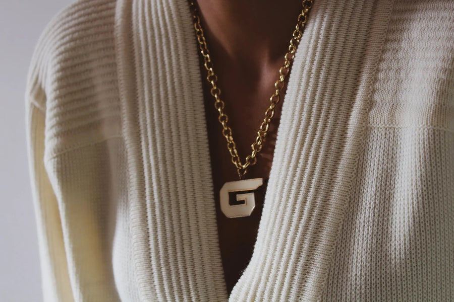 Re-engineered Vintage Givenchy Whistle Keychain 1970s - 1979 Collection Necklace Jagged Metal 
