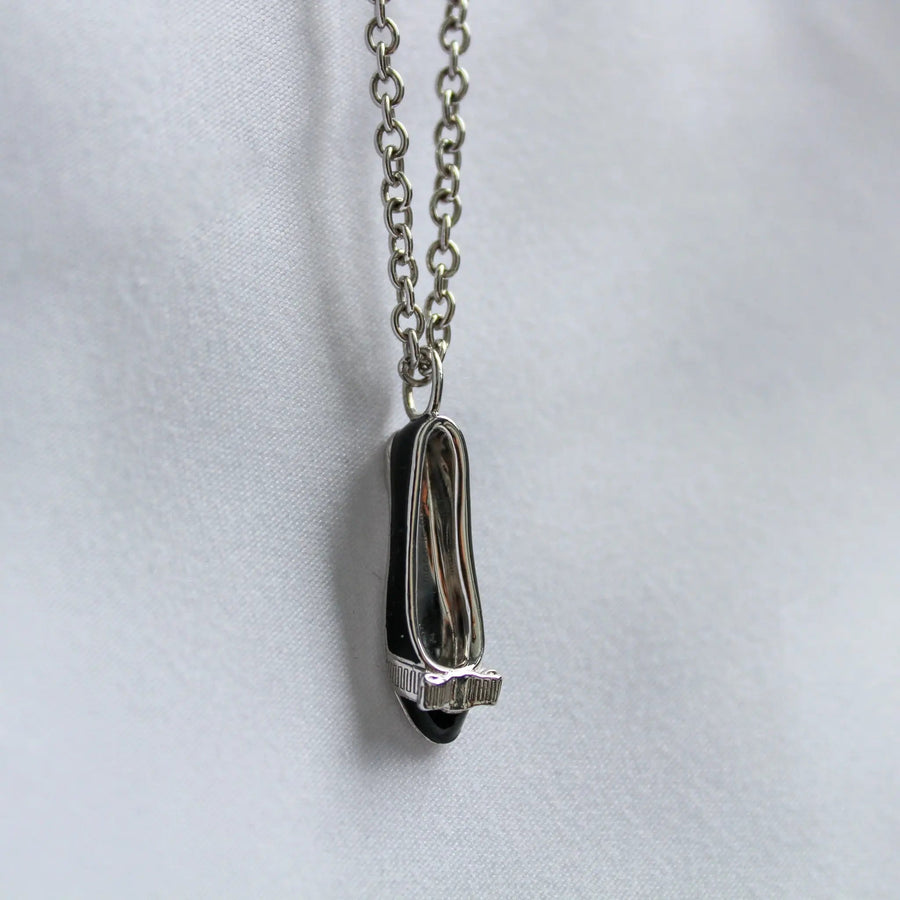 Salvatore Ferragamo Ballet Necklace - Sterling Silver Necklaces Jagged Metal 