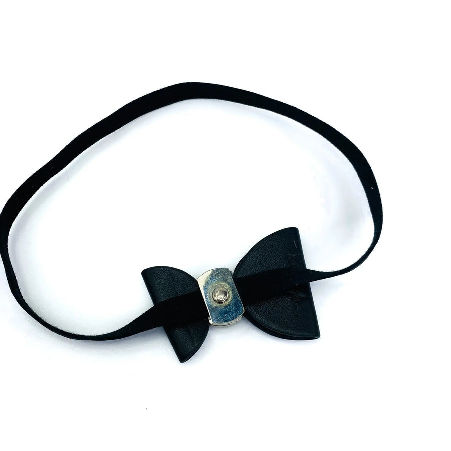 Thierry Mugler Bow Hairband Hair Accessories Jagged Metal 