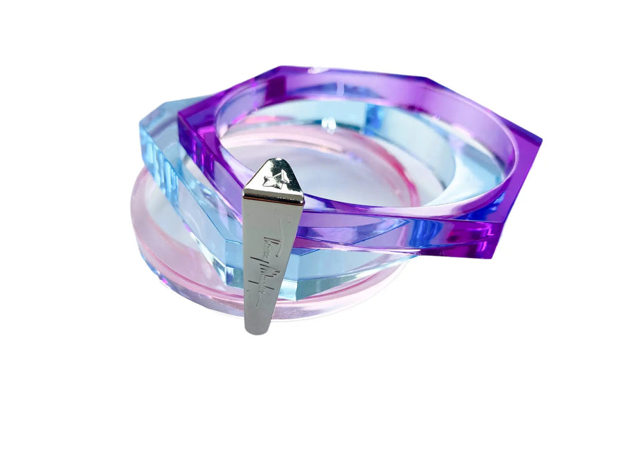 Thierry Mugler Bracelet Set Bracelets Jagged Metal 