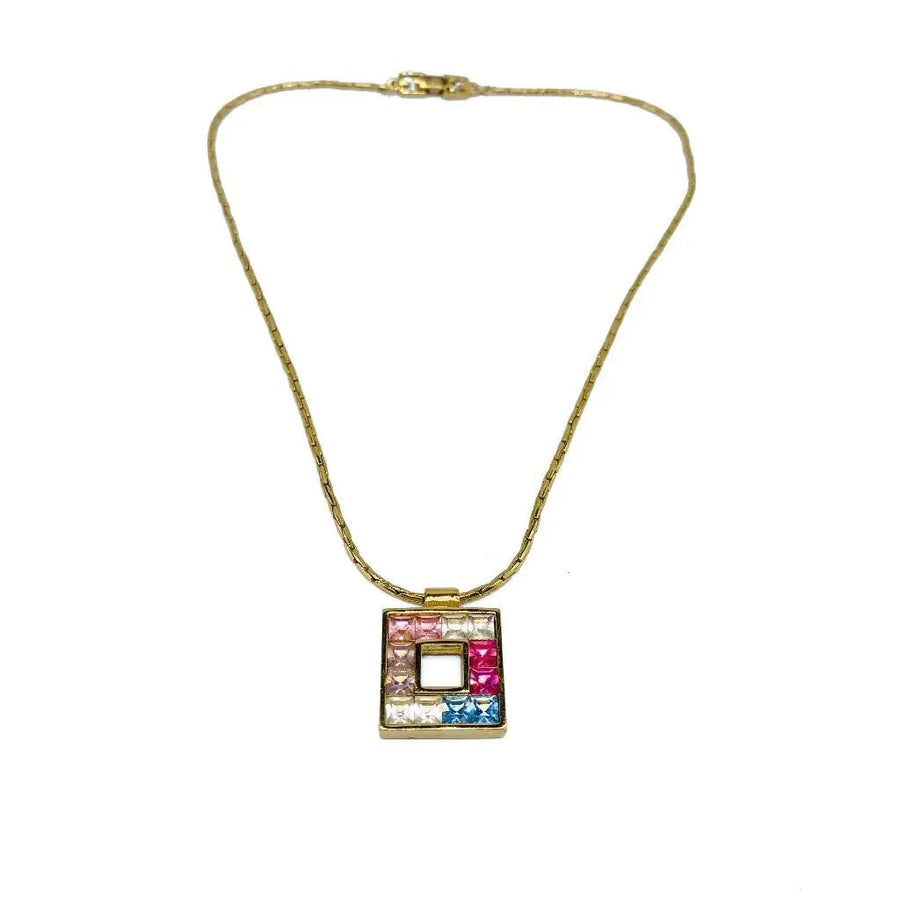 Vintage 1980s Givenchy Necklace Necklace Jagged Metal 