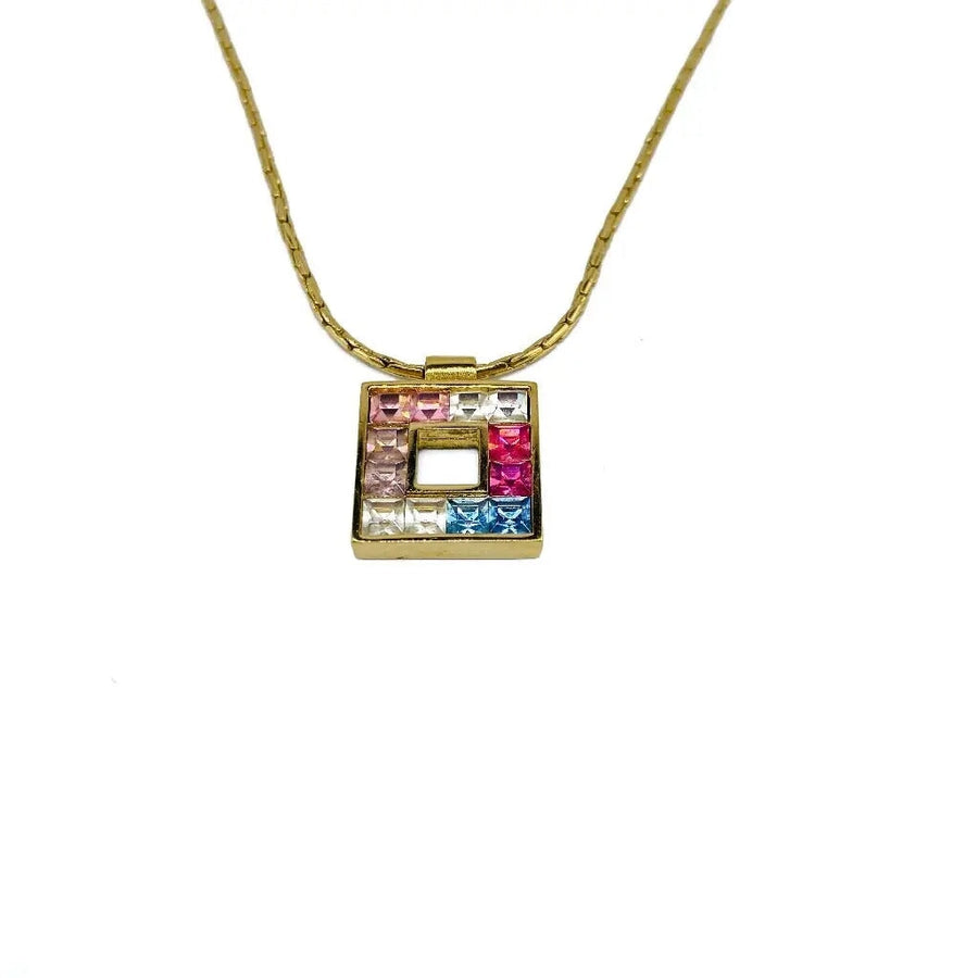 Vintage 1980s Givenchy Necklace Necklace Jagged Metal 