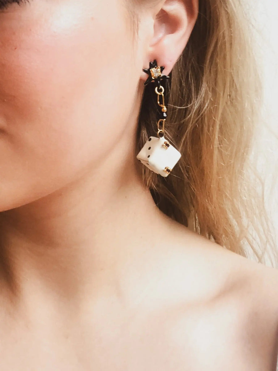 Vintage 1990s Earrings, Lunch at the Ritz Earrings Jagged Metal 