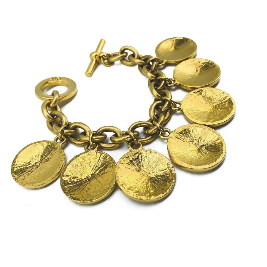 Vintage Celine Bracelet 1990s Bracelet Jagged Metal 