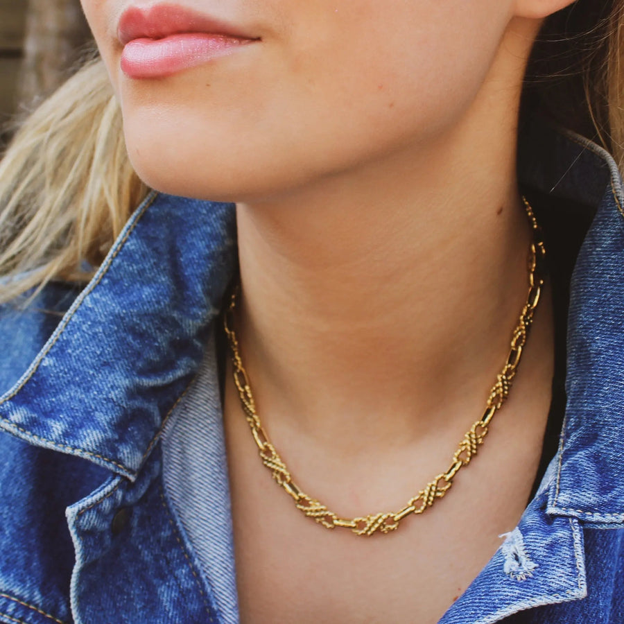 Vintage Celine Necklace 1980s Chain