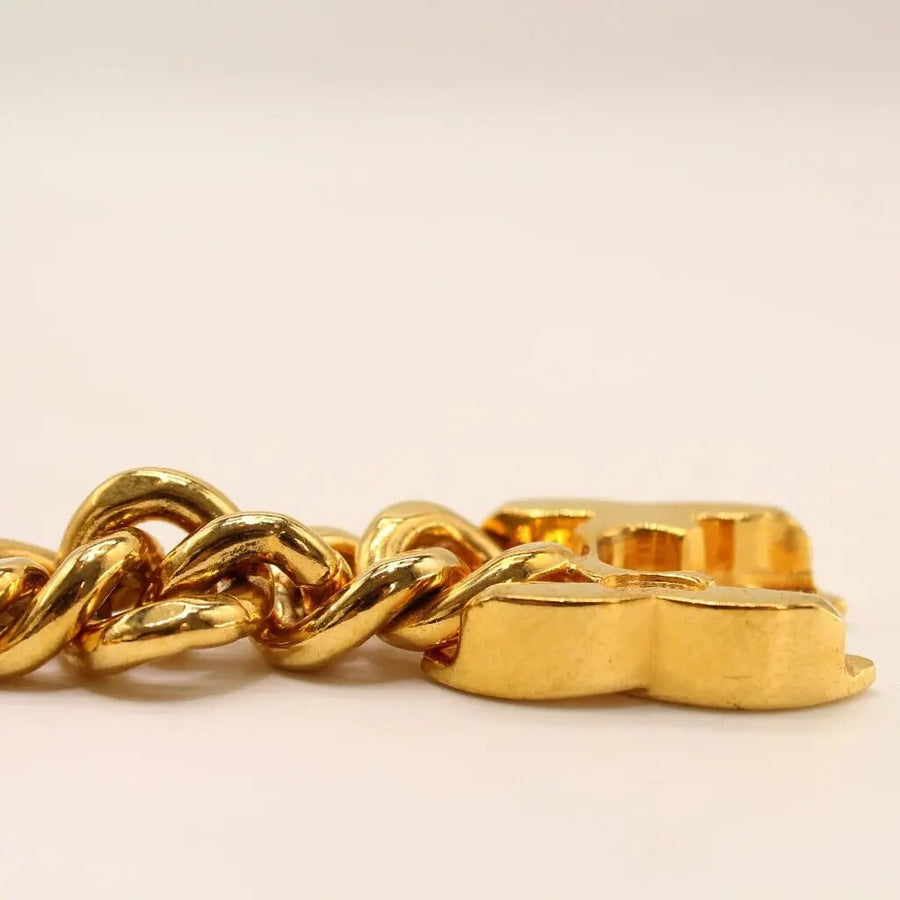Vintage Chanel 1990s Turnlock Bracelet - 1996 Spring Collection Bracelets Jagged Metal 