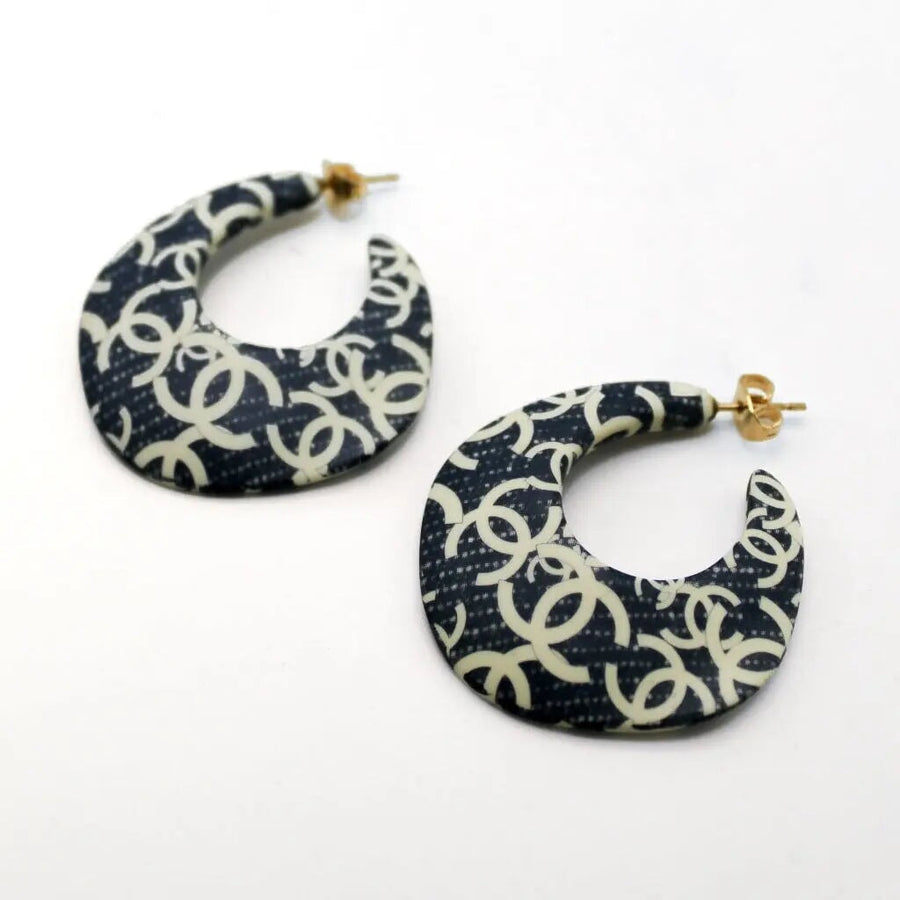 Vintage Chanel Earrings - Spring Collection 2002 Earrings Jagged Metal 
