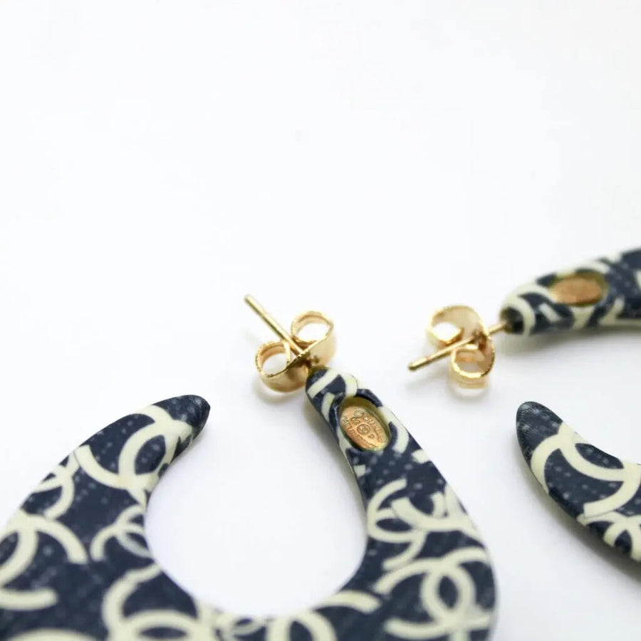 Vintage Chanel Earrings - Spring Collection 2002 Earrings Jagged Metal 