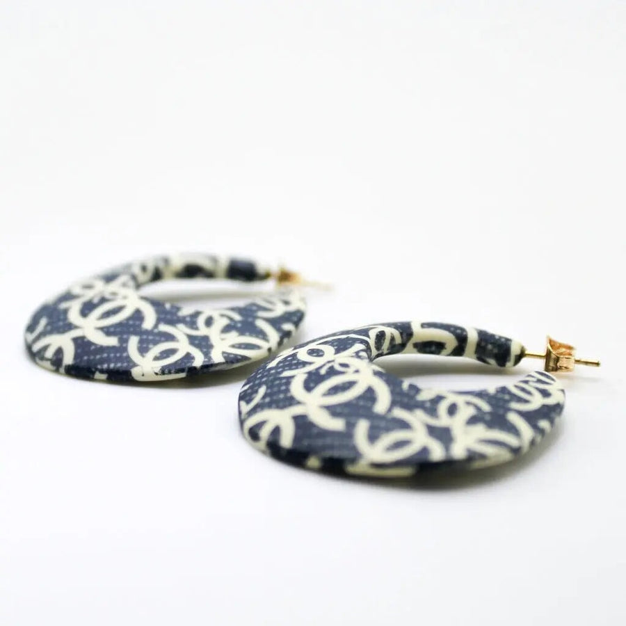 Vintage Chanel Earrings - Spring Collection 2002 Earrings Jagged Metal 