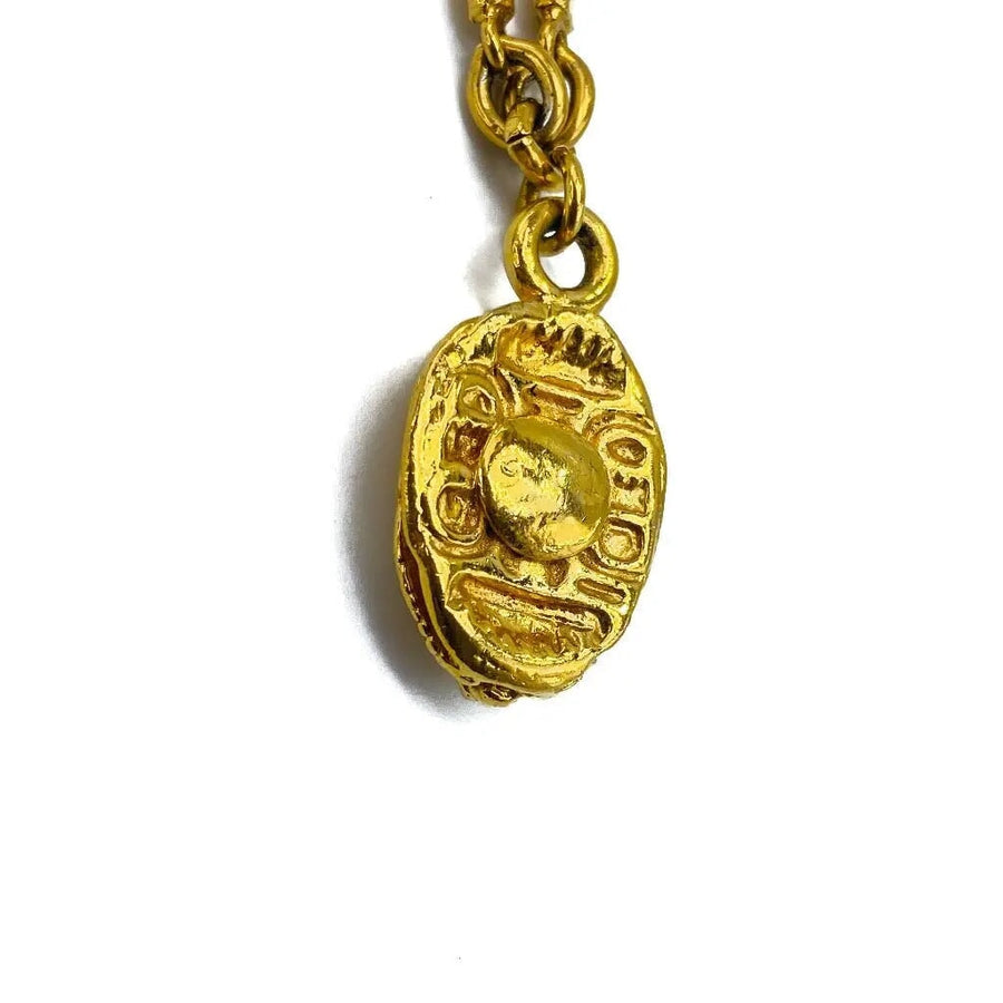 Vintage Chanel Necklace 1960s Goosens Necklace Jagged Metal 