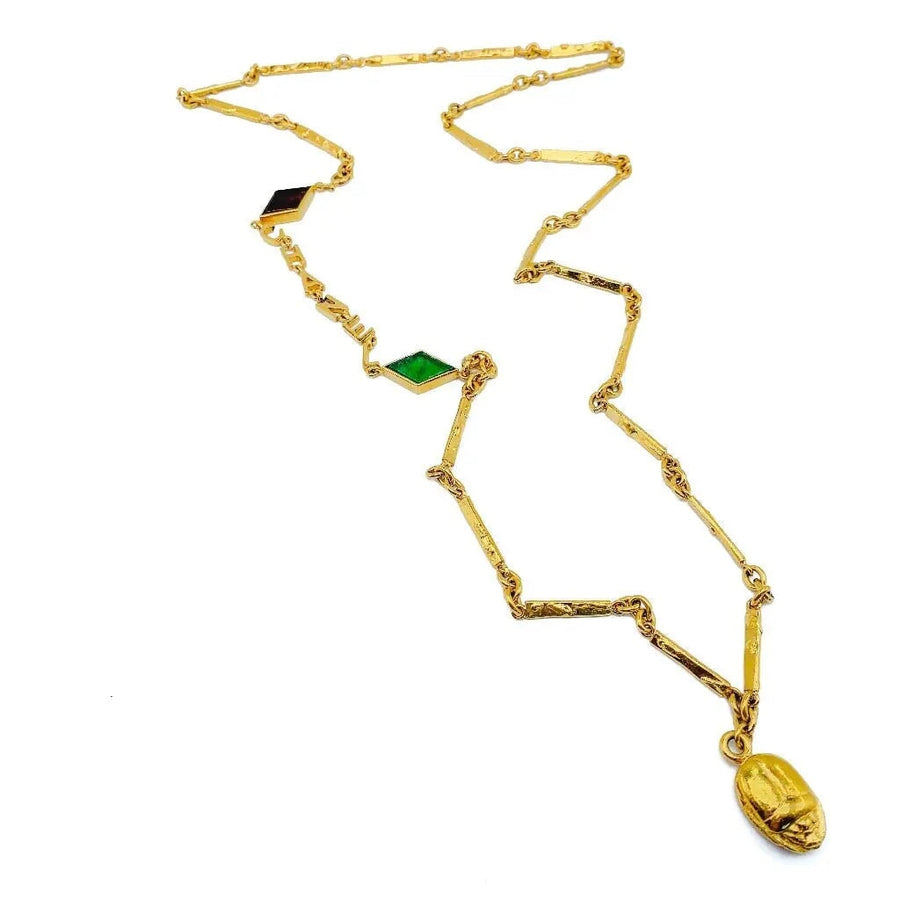 Vintage Chanel Necklace 1960s Goosens Necklace Jagged Metal 
