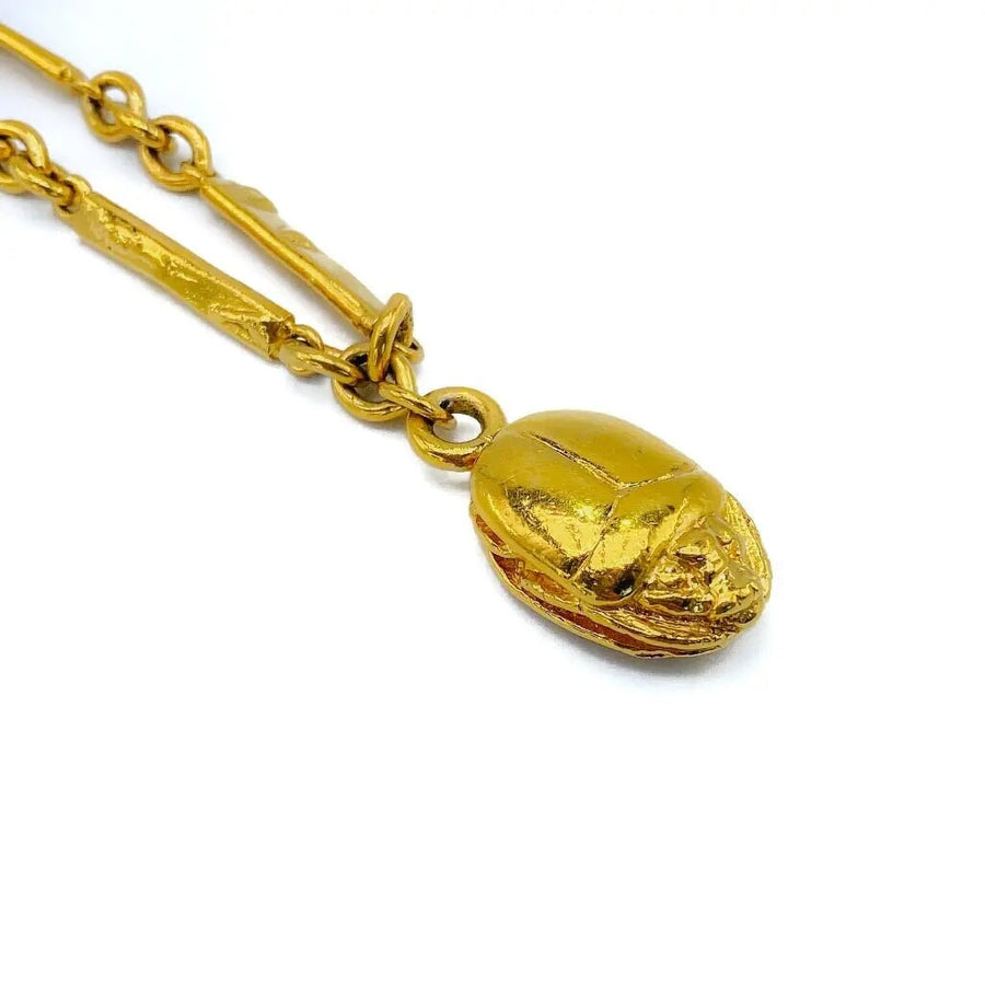 Vintage Chanel Necklace 1960s Goosens Necklace Jagged Metal 
