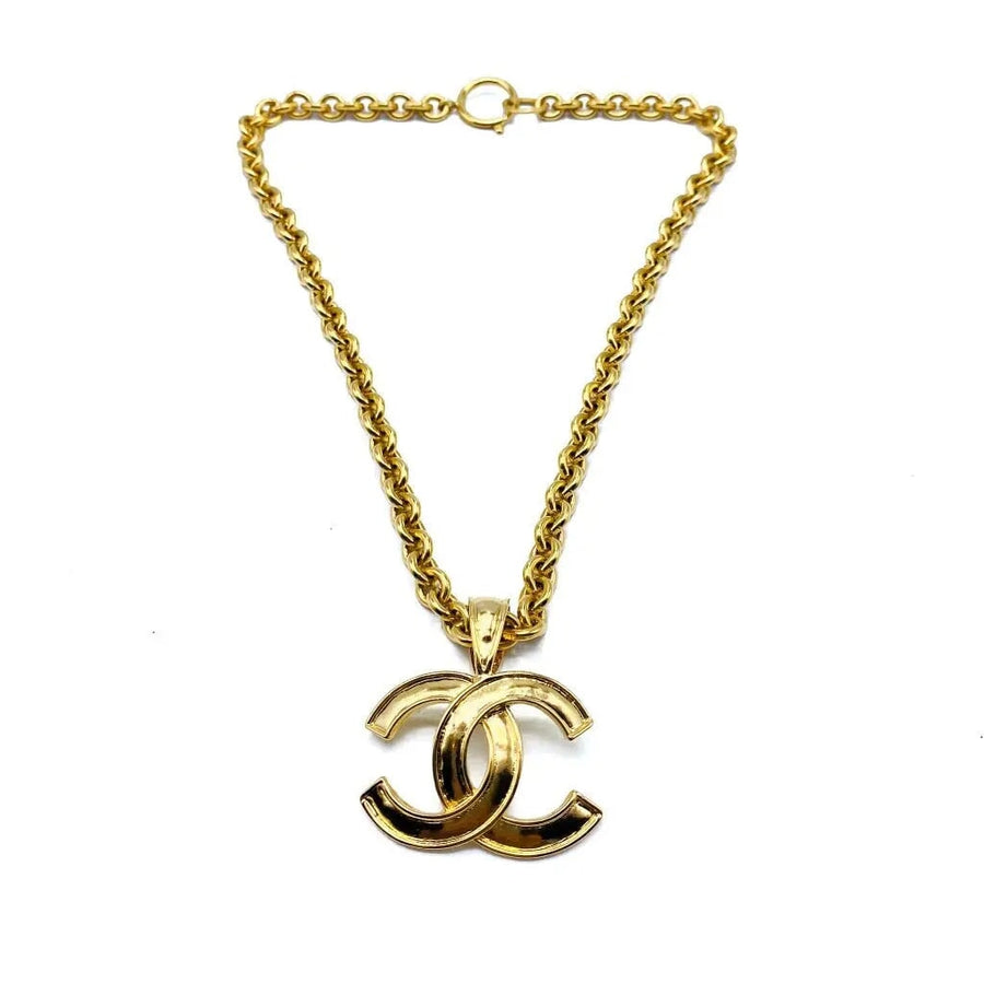 Vintage Chanel Necklace 1990s - 1994 AW Collection Necklaces Jagged Metal 