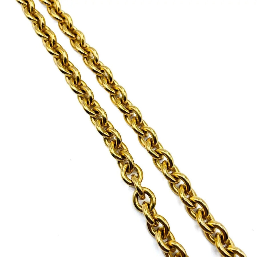Vintage Chanel Necklace 1990s - 1994 AW Collection Necklaces Jagged Metal 