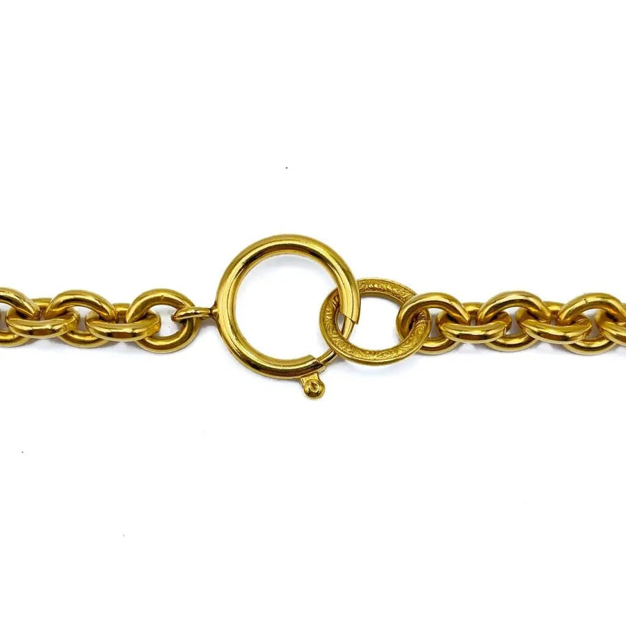 Vintage Chanel Necklace 1990s - 1994 AW Collection Necklaces Jagged Metal 