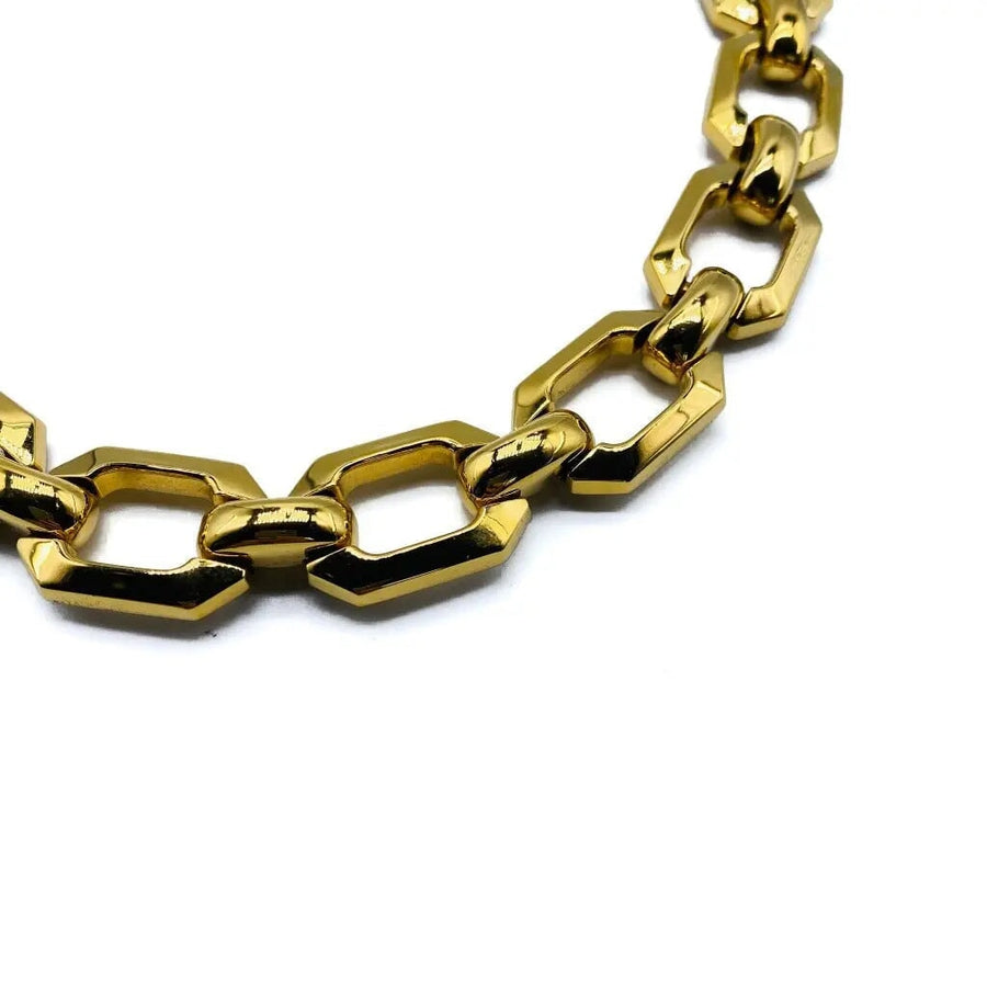 Vintage Christian Dior Necklace 1980s Necklaces Jagged Metal 