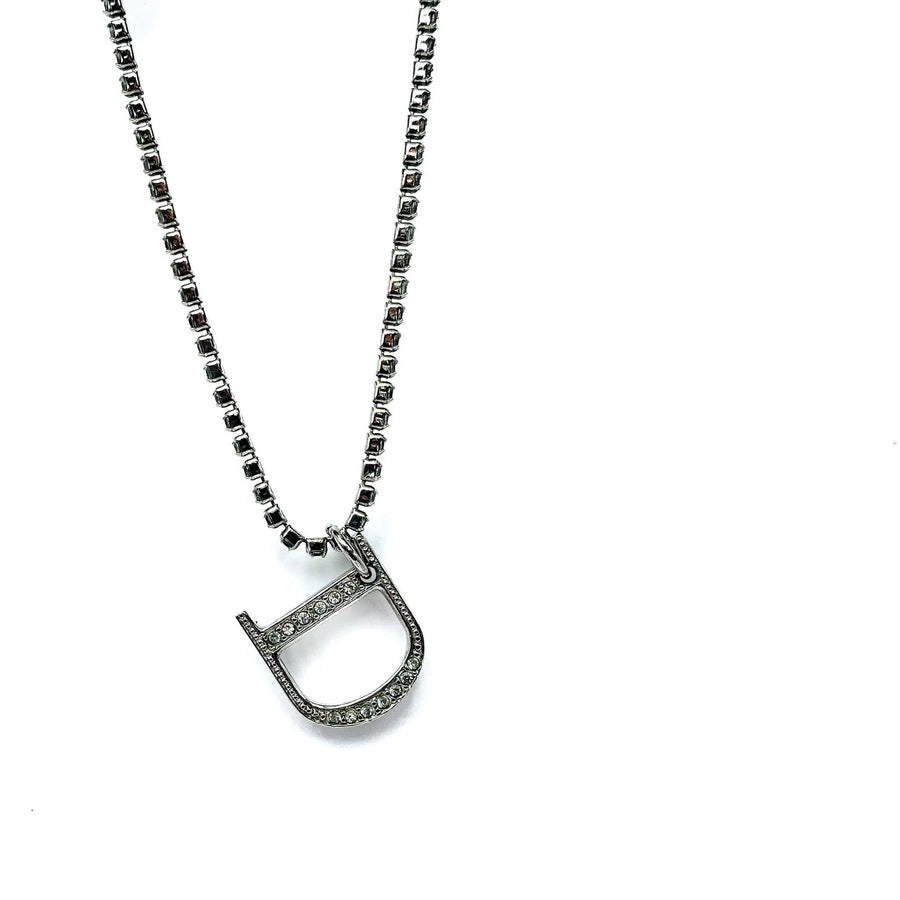 Vintage Dior Necklace Y2K Galliano Era Necklaces Jagged Metal 