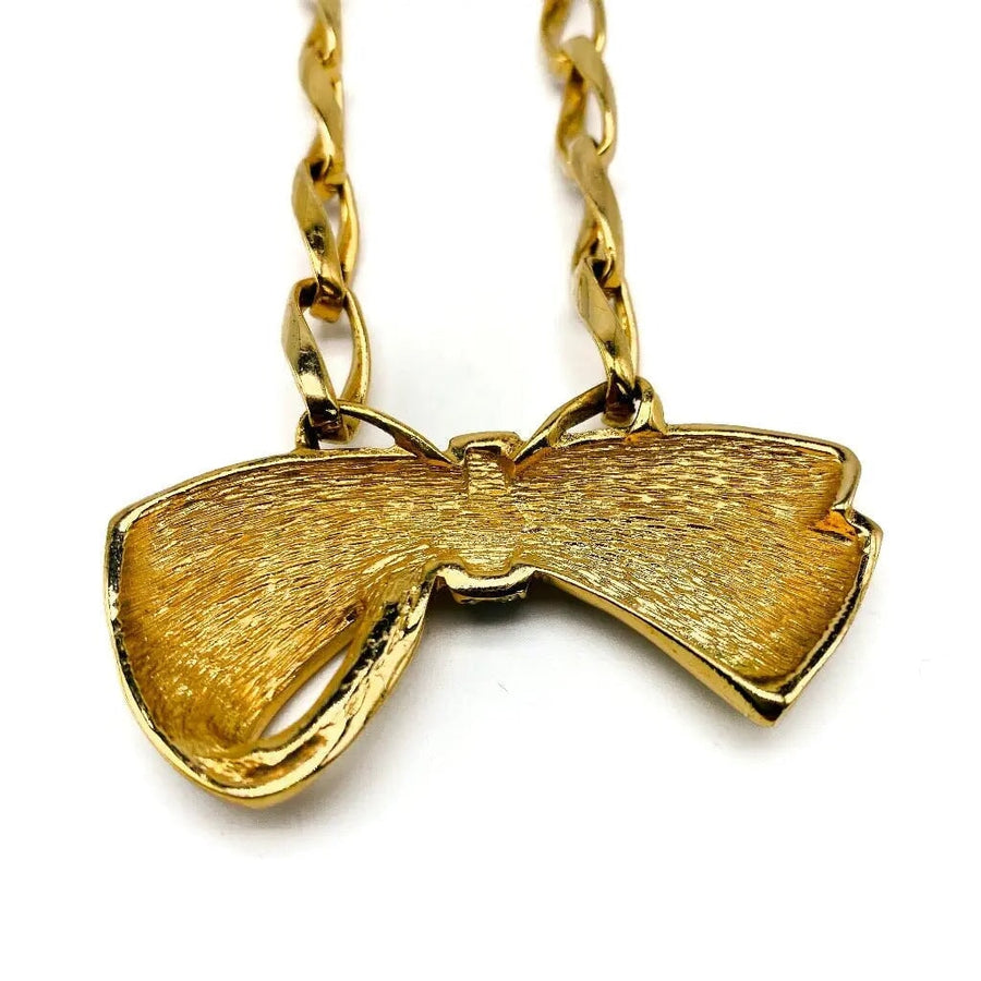 Vintage Dior Necklace, 1980s Necklace Jagged Metal 