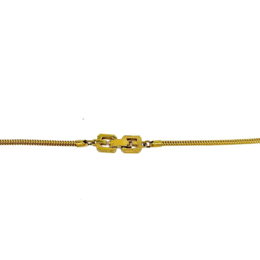 Vintage Givenchy 1970s Pendant - 1976 Collection Necklaces Jagged Metal 