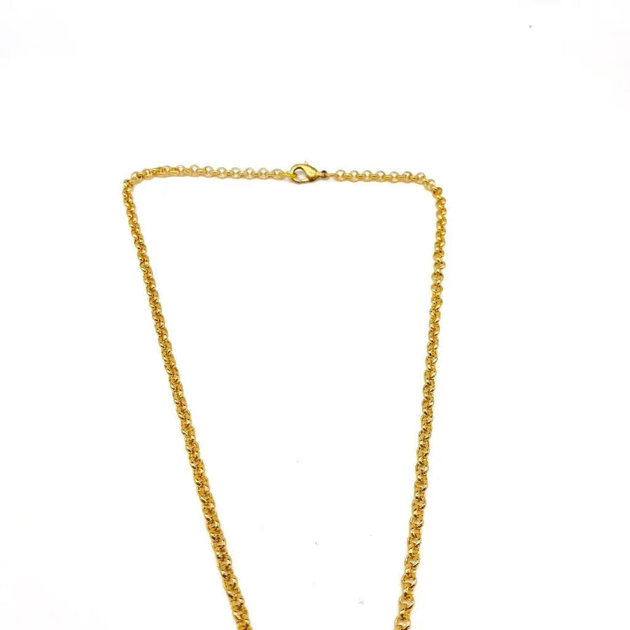 Vintage Givenchy 1970s Pendant Necklace Necklace Jagged Metal 