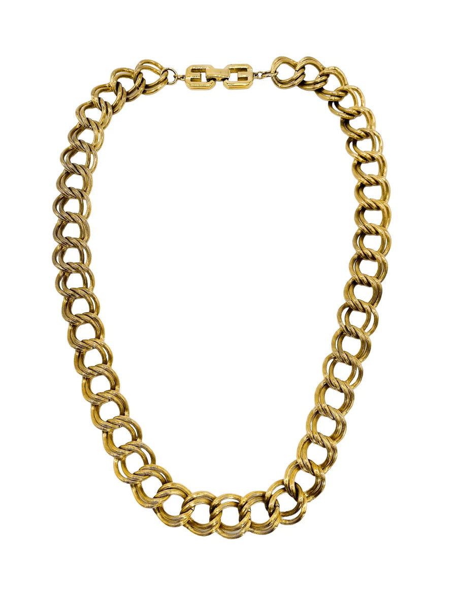 Vintage Givenchy 1980s Necklace Necklaces Jagged Metal 
