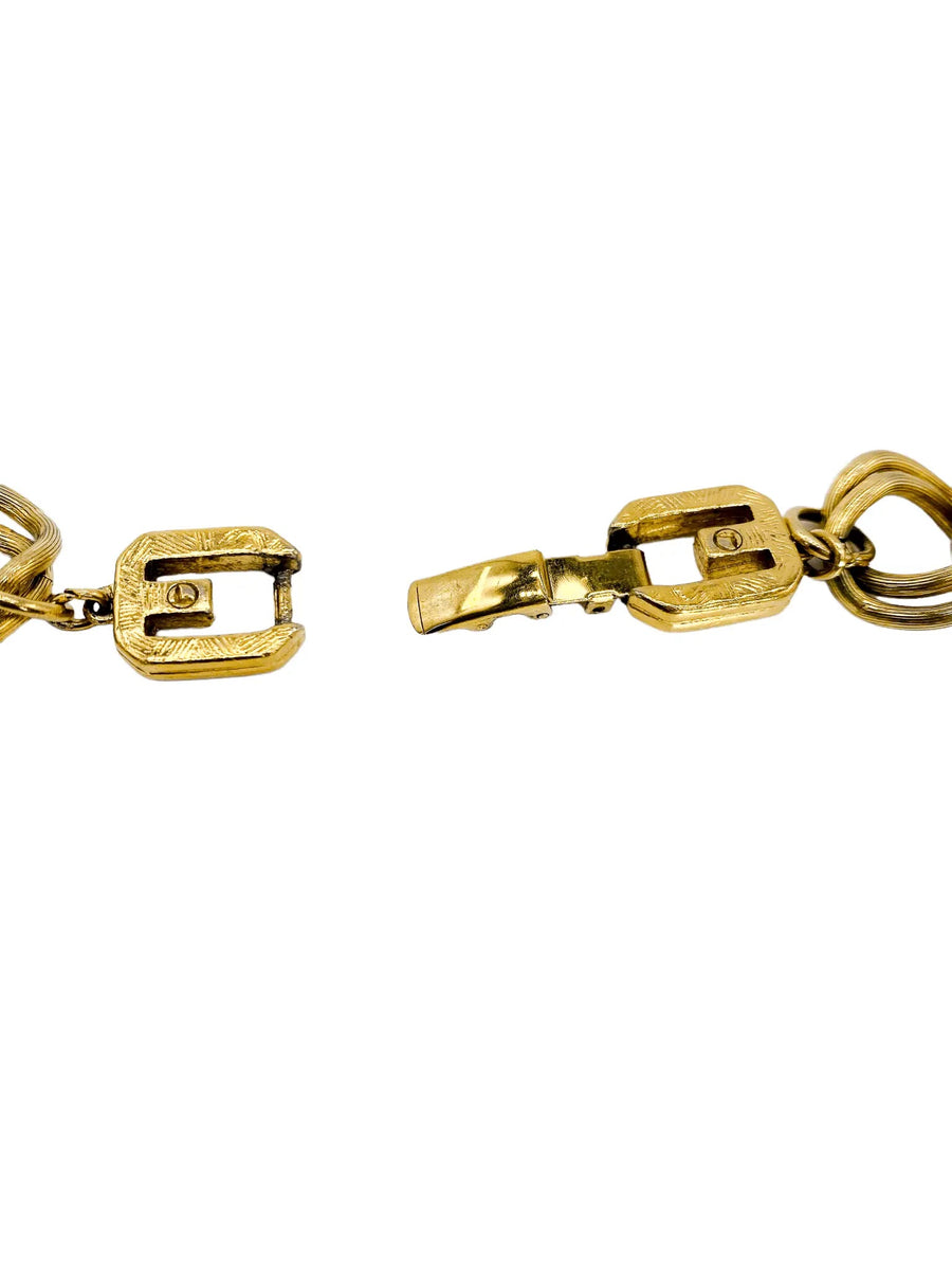 Vintage Givenchy 1980s Necklace Necklaces Jagged Metal 