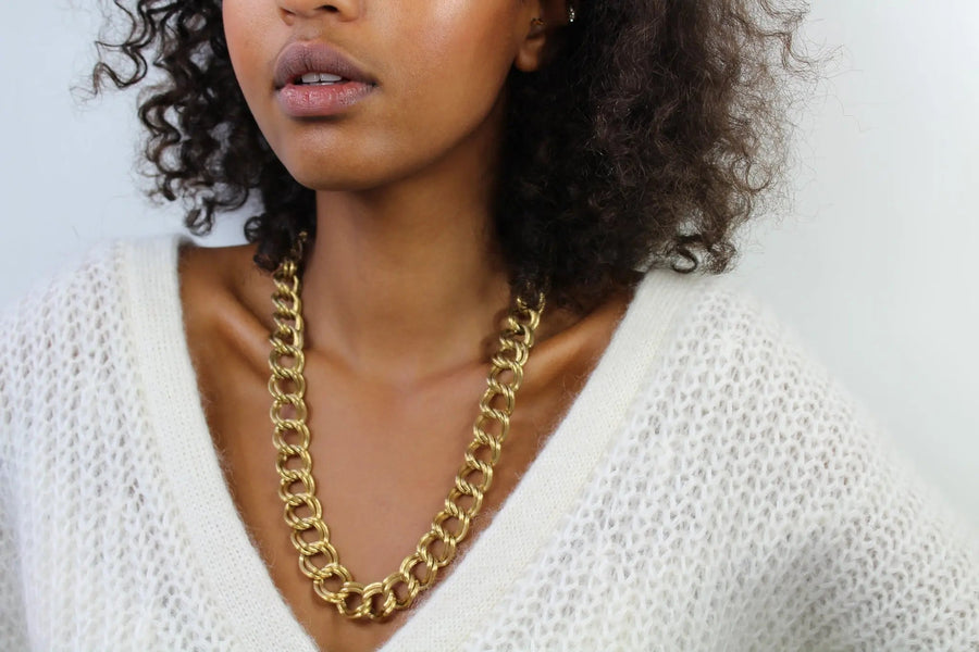Vintage Givenchy 1980s Necklace Necklaces Jagged Metal 