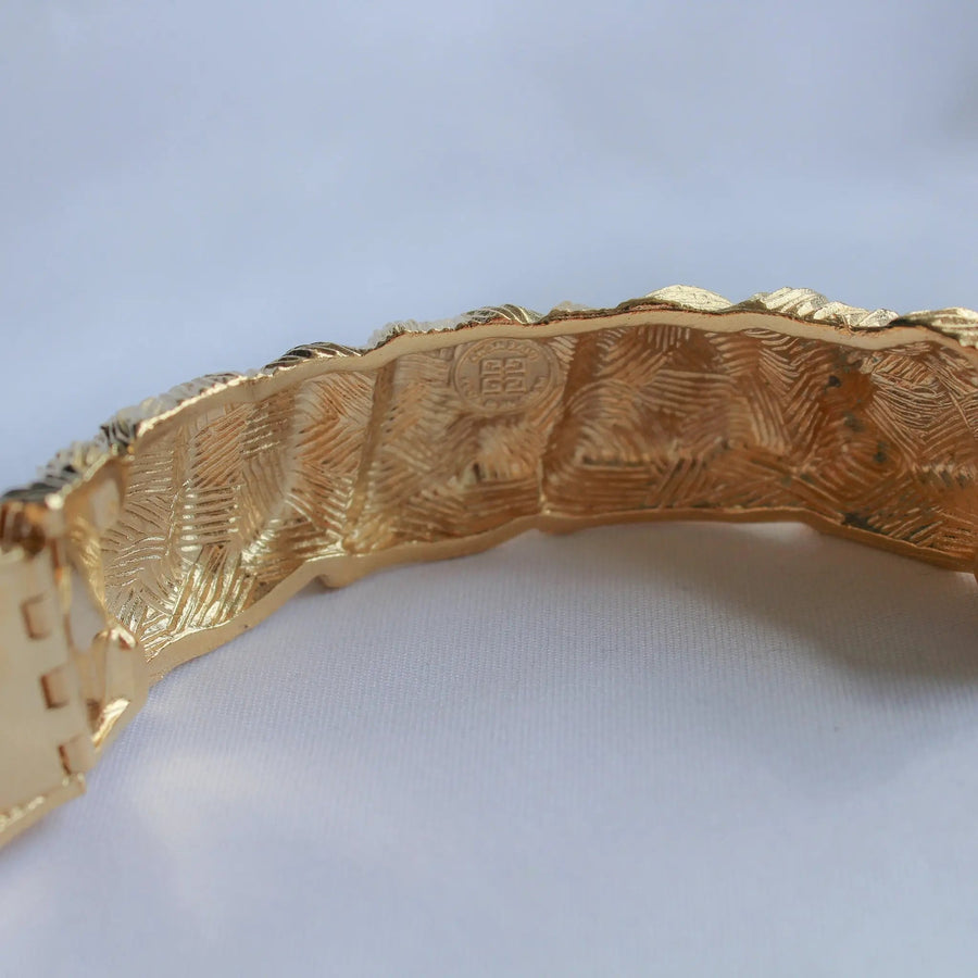 Vintage Givenchy Bracelet 1980s Bracelets Jagged Metal 