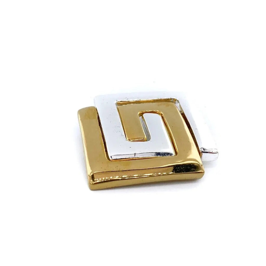 Vintage Givenchy Brooch 1980s Brooch Jagged Metal 
