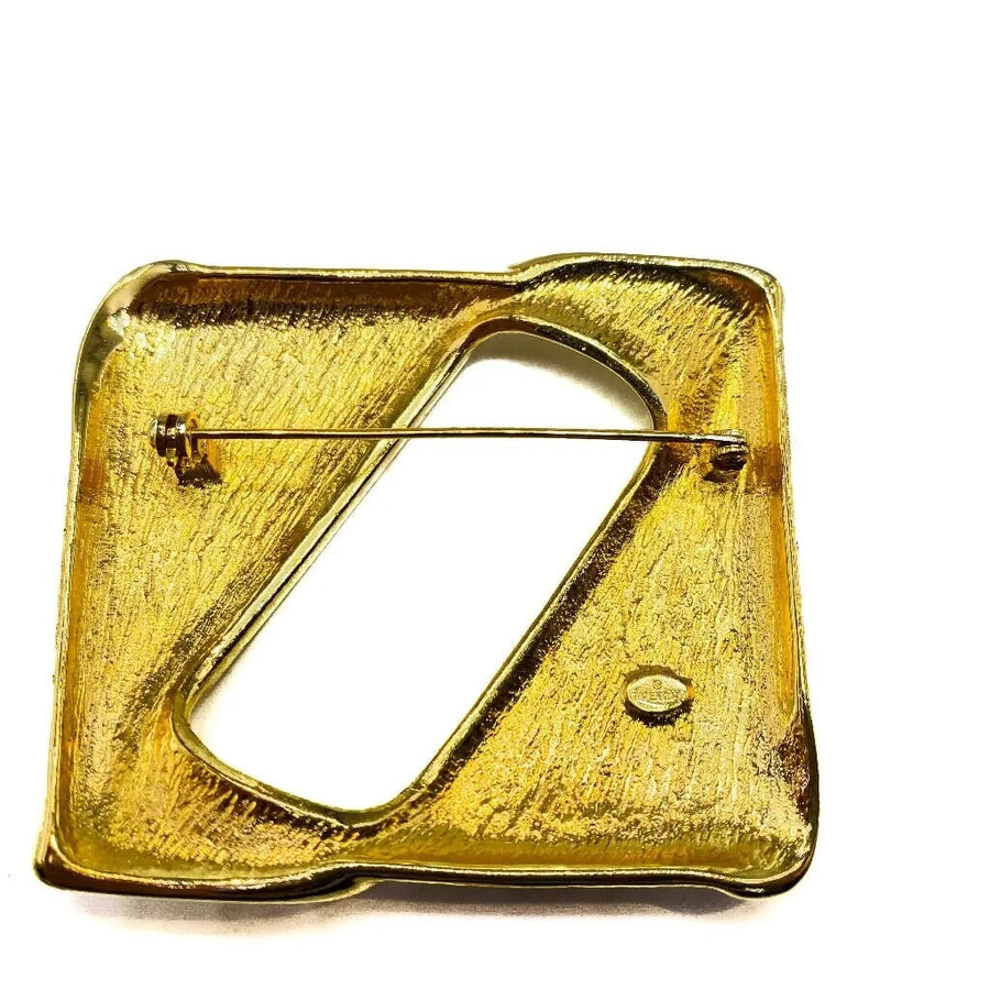 Vintage Givenchy Brooch 1980s Brooch Jagged Metal 