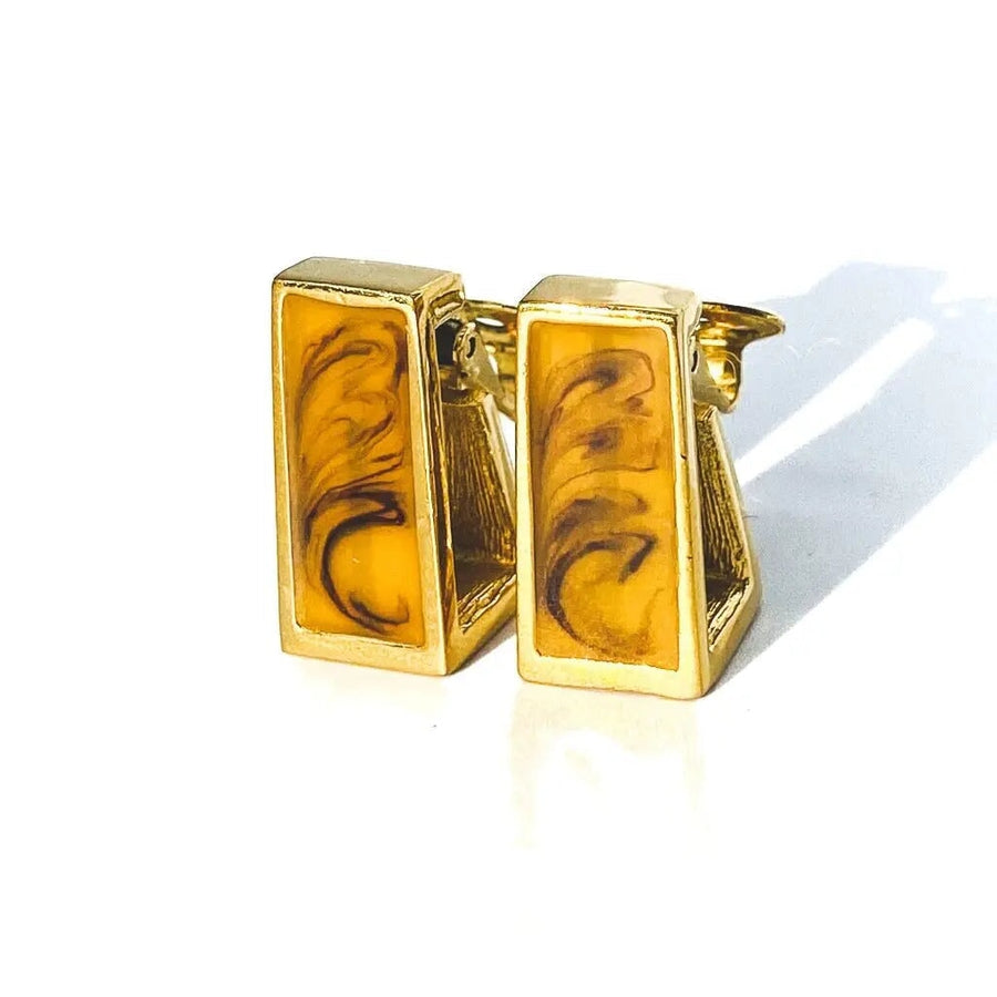 Vintage Givenchy Earrings 1970s Earrings Jagged Metal 